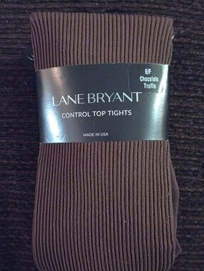 Lane Bryant Control Top Tights - Chocolate Truffle E-F #0205